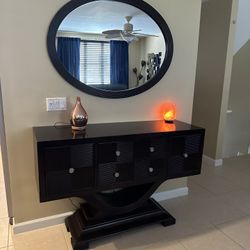 Credenza And Mirror Set From Rooms To Go 