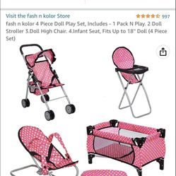 Brand New Doll Stroller Combo