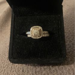 Engagement Ring With Wedding Band