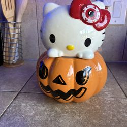 Hello Kitty Pumpkin Jar