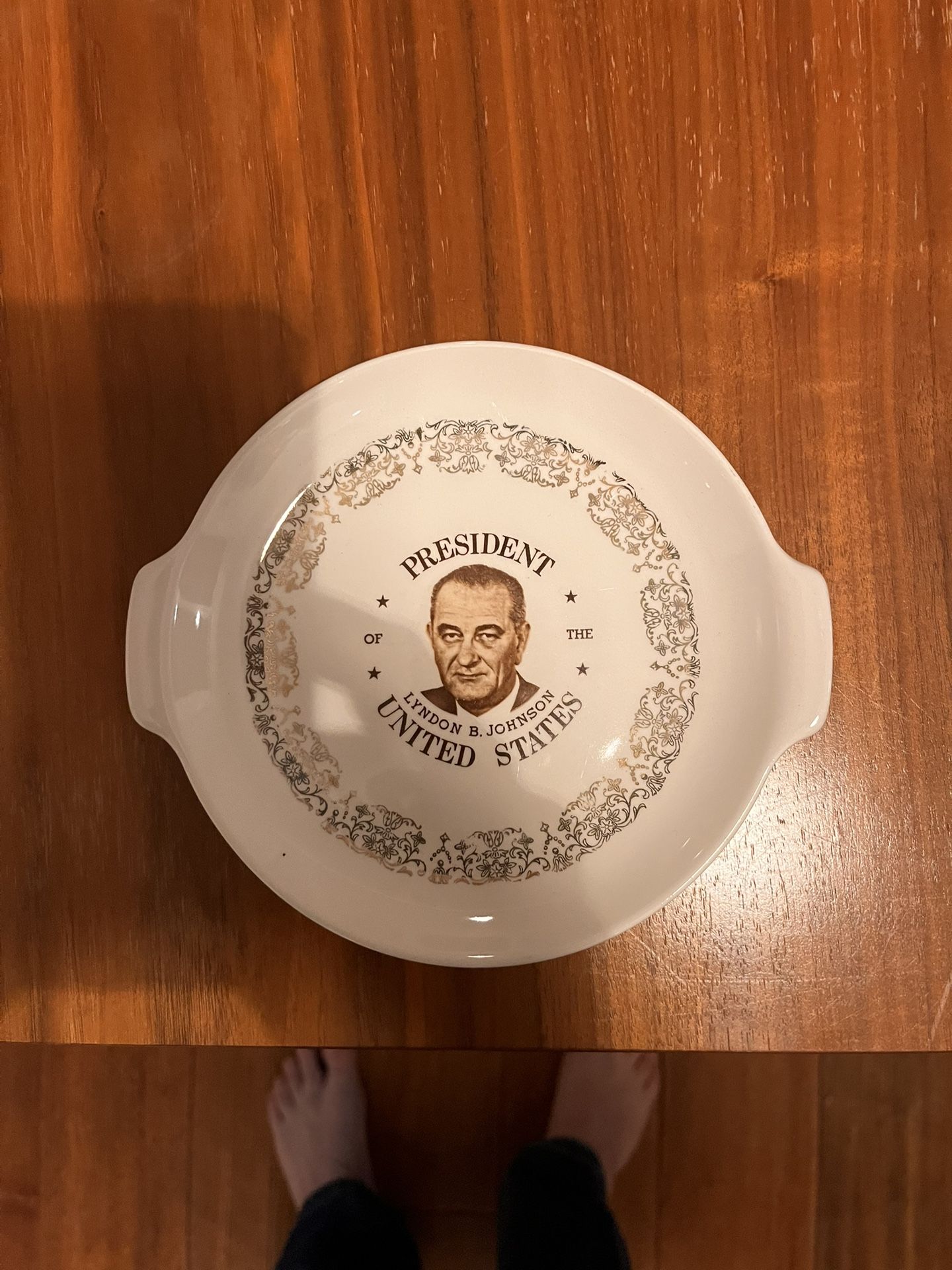 Lyndon Johnson Plate