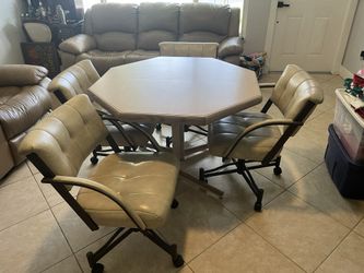 Kitchen Table And Chairs With Leaf Extender