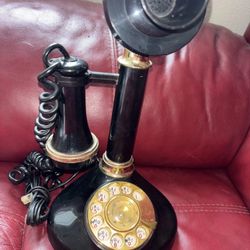 Vintage  Rotary Candlestick Telephone  Radio Shack Model 4332