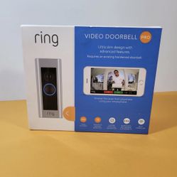 Ring Pro Video Doorbell 1080 HD Video, Alexa compatible, hardwired, Wi-Fi 