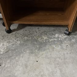 Wooden TV Cart 