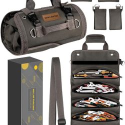 HANPURE Roll-Up Tool Bag Organizer w/ "World's Best Dad" Patch (NEW)