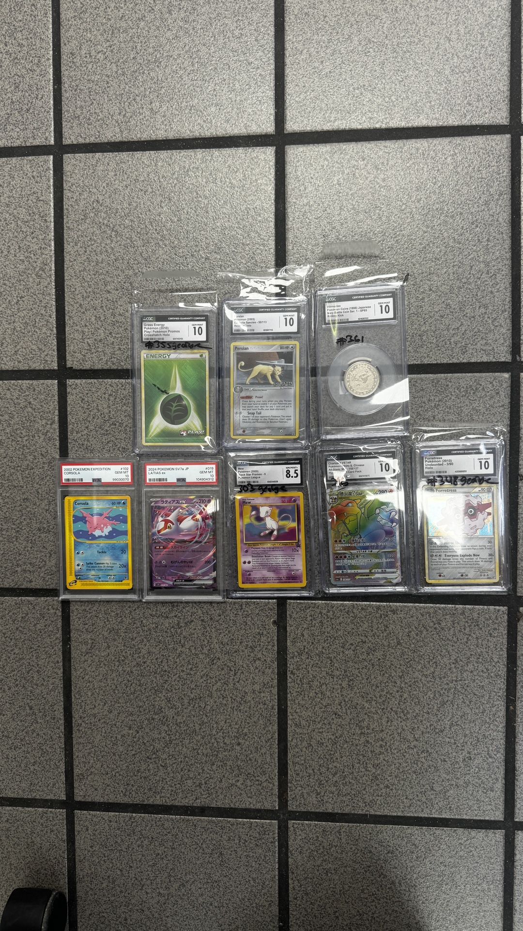 Pokemon Slab Set Lot