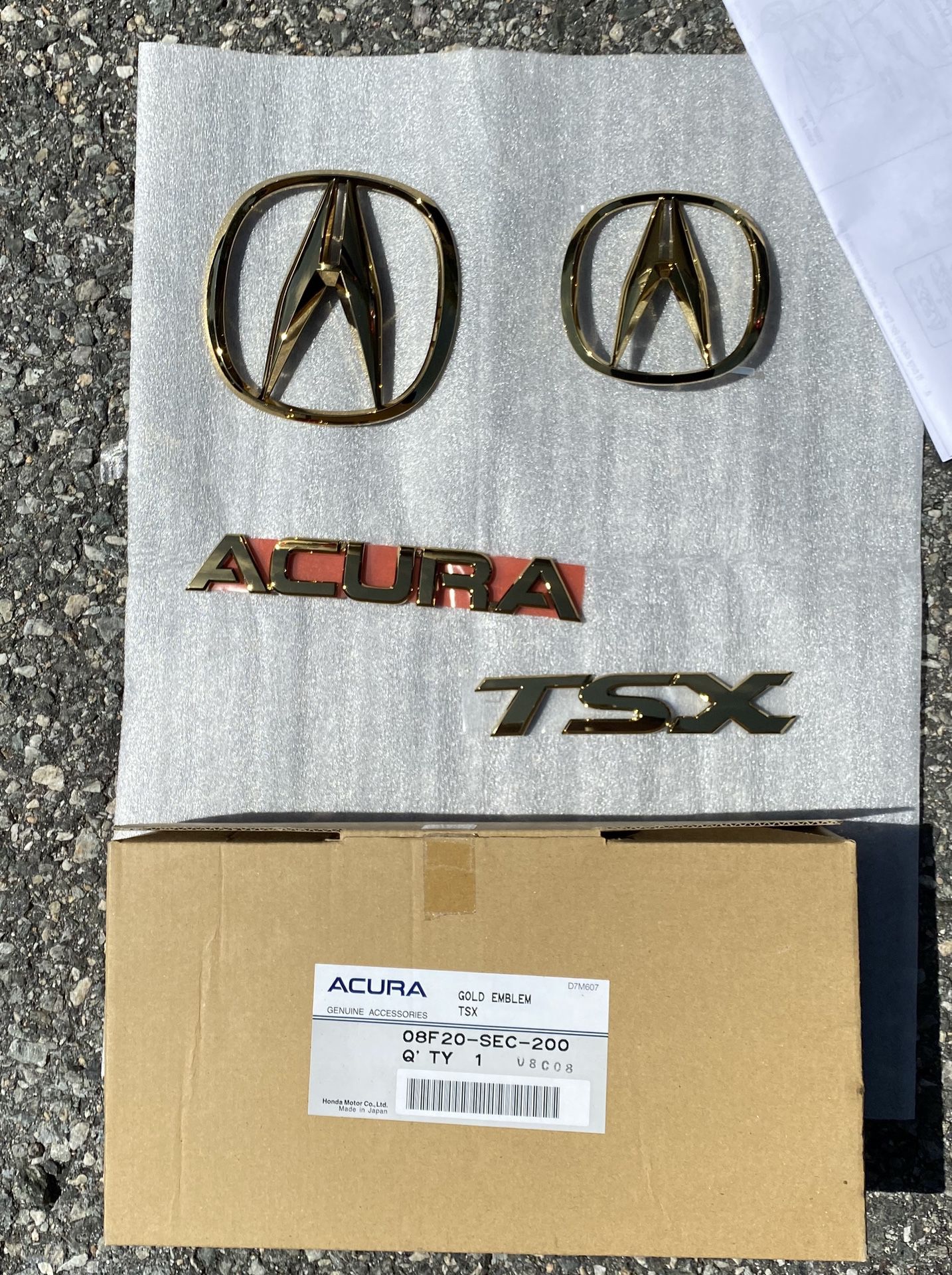 Honda/Acura TSX parts