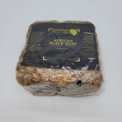 Raw african black soap