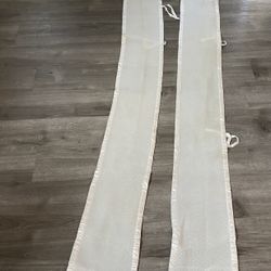 White Mesh Crib Liner