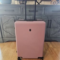  Purple Suitcase Large, Lightweight Luminous Textured Tsa Approved Medium Hardside Luggages with 8 Spinner Wheels, 24 Inch Originally $188