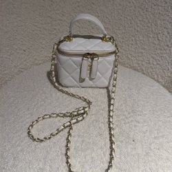 Chanel Vanity Bag white