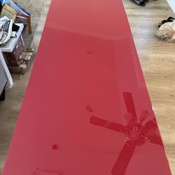 Red lacquer Console Table