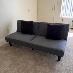 66” Sleeper Couch With Cushions 