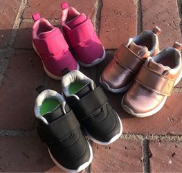 Cat and Jack Toddler Sneakers Bundle Set of 3