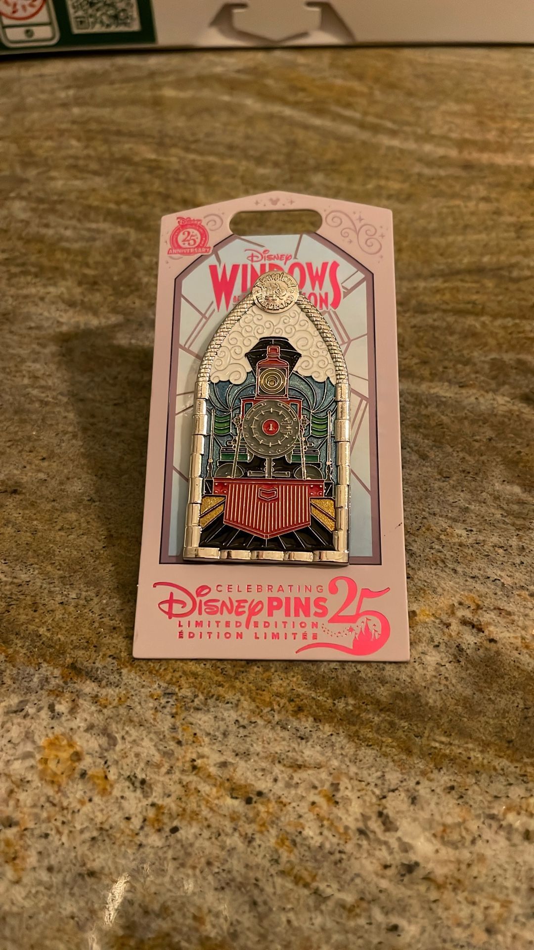 Disney Pin Windows Of Attraction “train”