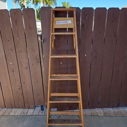 6 Foot Werner Wooden Ladder