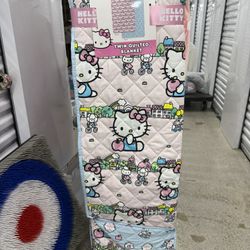 Twin Hello Kitty Blanket