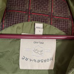 Green Puffer, Light Weight, Made In Ireland: Horseware brand 
