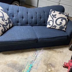 Navy Blue Sofa