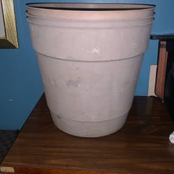 3 Large Flower Pots 
