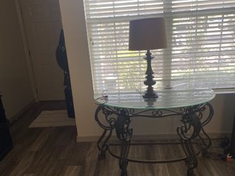Table With Lamp