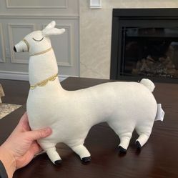 QueenWest Trading Post Company Alpaca Lama Stuffed Animal Good Condition 13.5” 