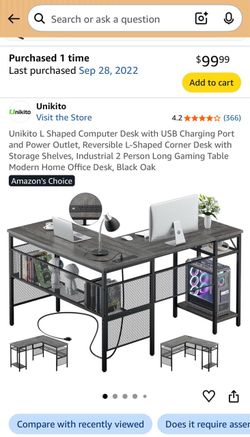 L Shaped Computer Desk