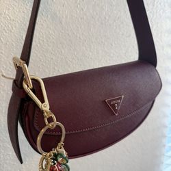 Guess Burgundy Purse 