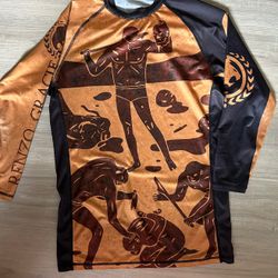 BJJ NO-GI Rash guard John Danaher Renzo Gracie