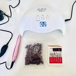 UV lamp, Nail filing Manicure Machine - Work Great!