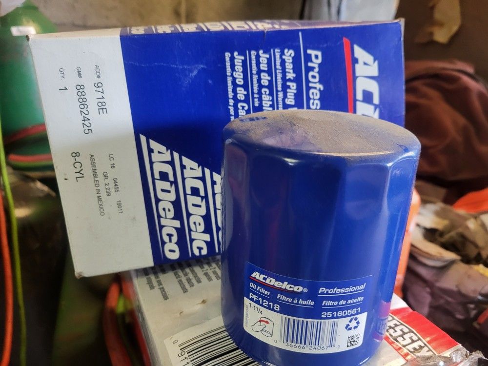 Spark Plug Wires & Oil Filter