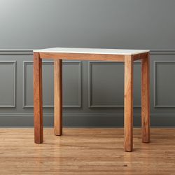 CB2 Marble Dining Table (Counter Height)