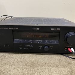 Yamaha - HTR 5835 - AV receiver with 5.1 Channel input with remote.