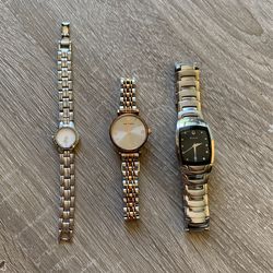 2 Women’s And 1 Men’s Watch