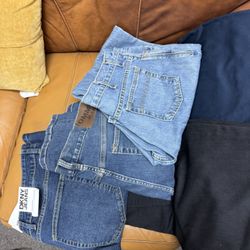 Mens Jeans New 34-36 WAIST  5 Each 