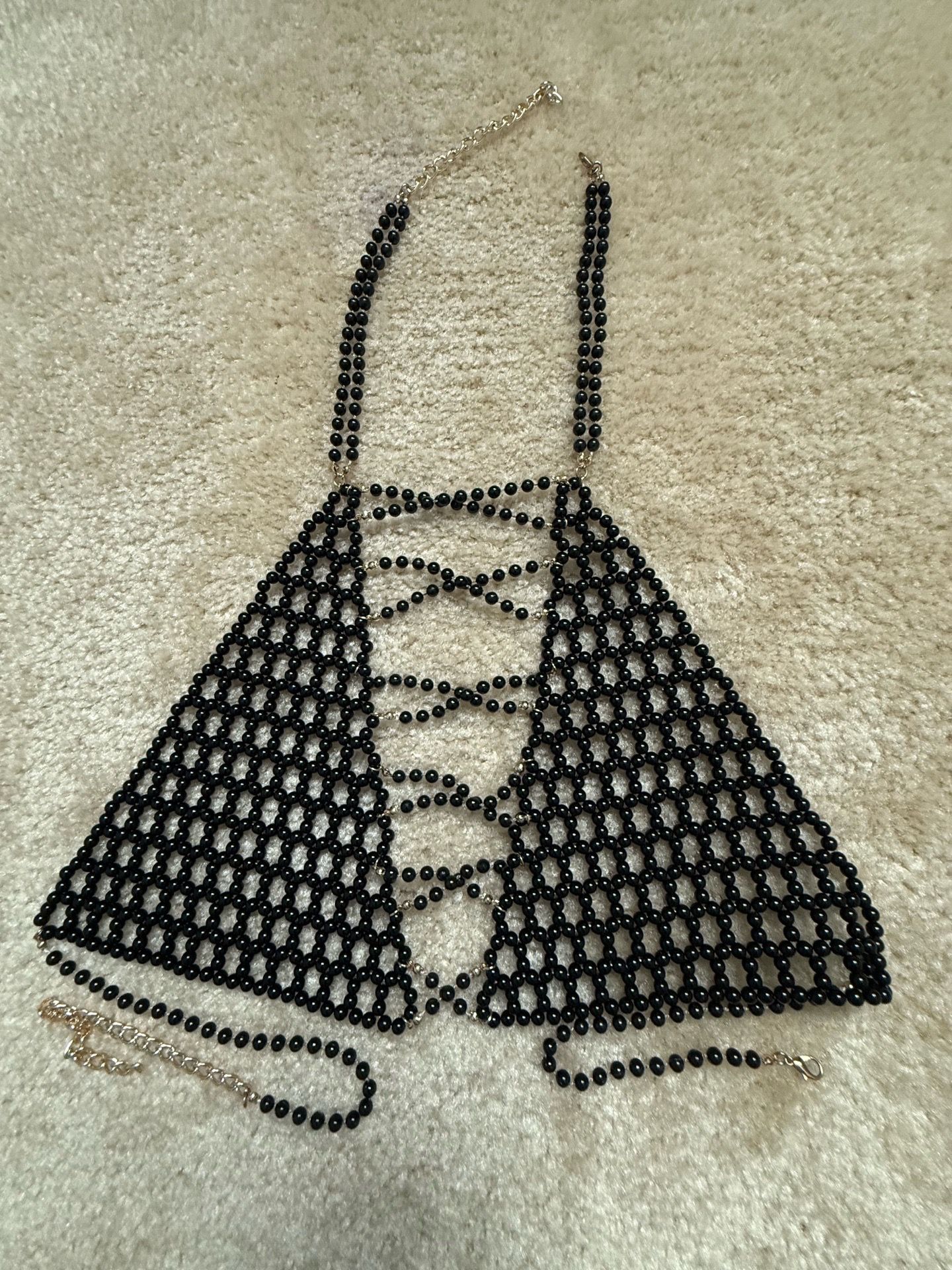 Beaded Cutout Bra Top