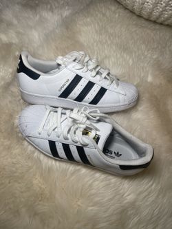 Adidas White And Black Superstar 