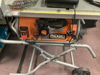 RIDGID Corded 10” Rolling Table Saw $420