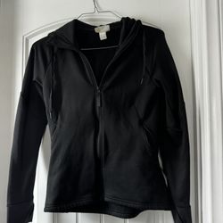 H&M black running hoodie/jacket