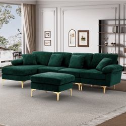 4 Piece Sectional with Ottoman