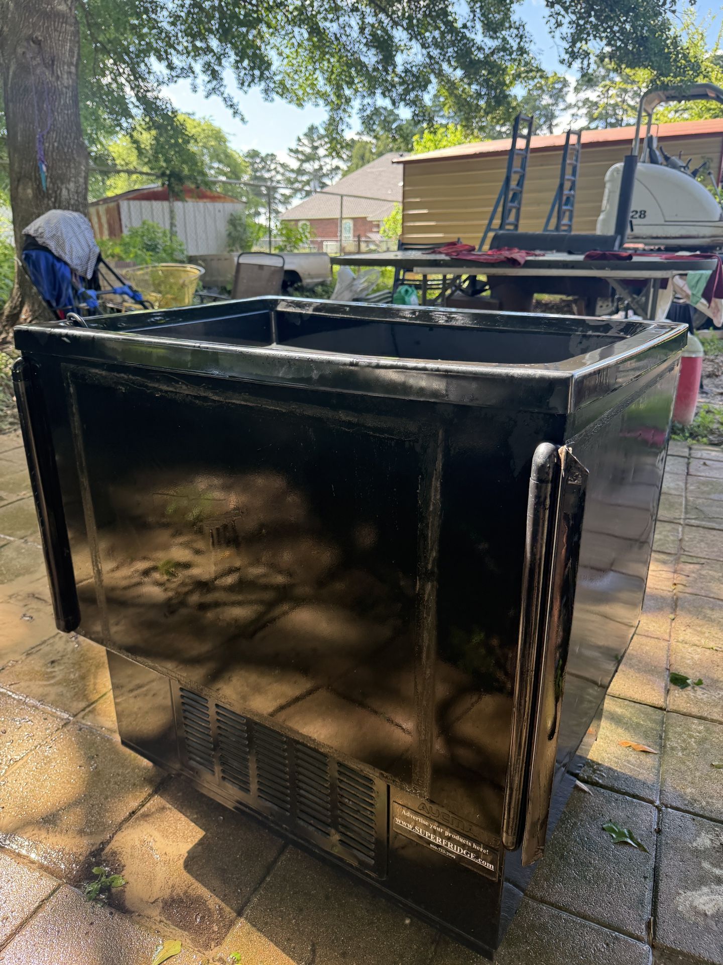 Outside freezer