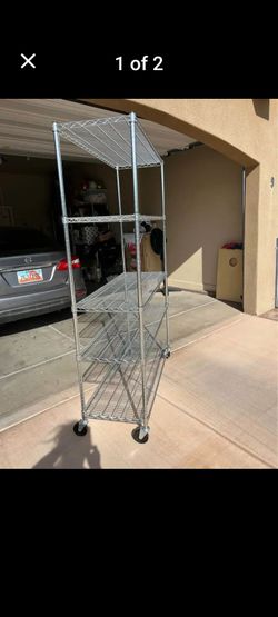 5 tier aluminum shelf in East Point We offer delivery