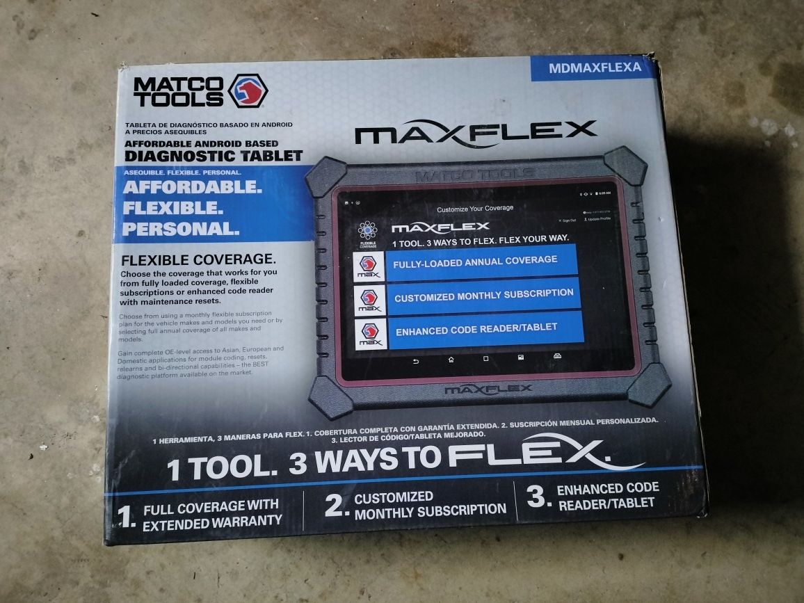 MatcoTools (Auto mechanic) Maxflex Diagnostic Scanner for Sale in