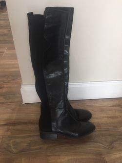 Nine west leather boots size 9