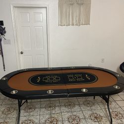 10 Person Poker Table With 10 Chairs 