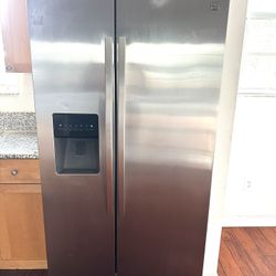 Kenmore Stainless Steel Side-by-Side Refrigerator – Good Condition