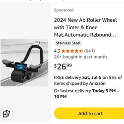 🔥 Ab Roller Wheel w/ Elbow Support – $20 (Great Condition!)