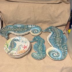 Seahorse Dish Set