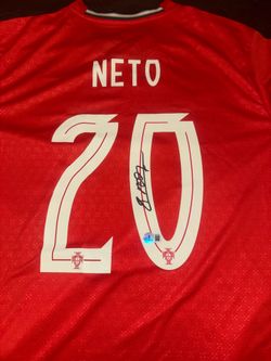 Signed Portugal Jersey #20 Pedro Neto